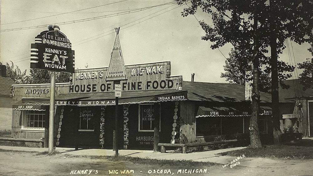Kenneys Wig Wam (Wig-Wam, Wigwam) - Postcard